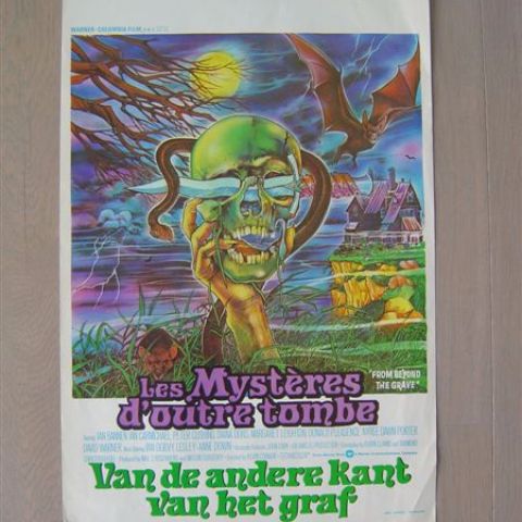 'Les mysteres d'outre tombe' (From beyond the grave) Belgian affichette